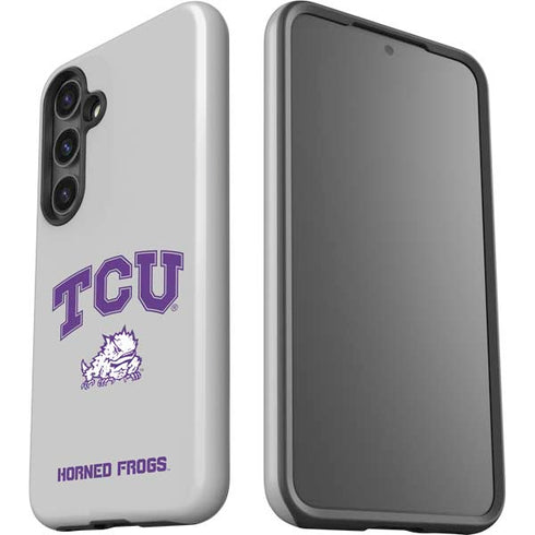 Texas Christian University Horned Frogs Logo Print Galaxy S24 Impact Case